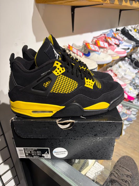 Air Jordan 4 Yellow Thunder UK 9.5