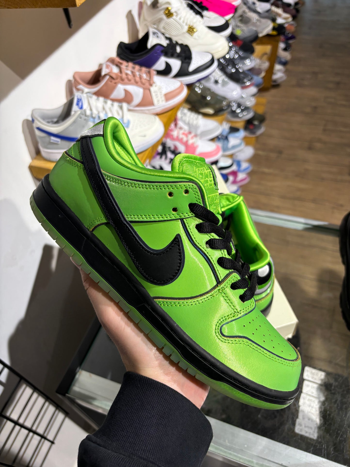 Nike SB Dunk Low Powerpuff Girls Buttercup UK 7.5