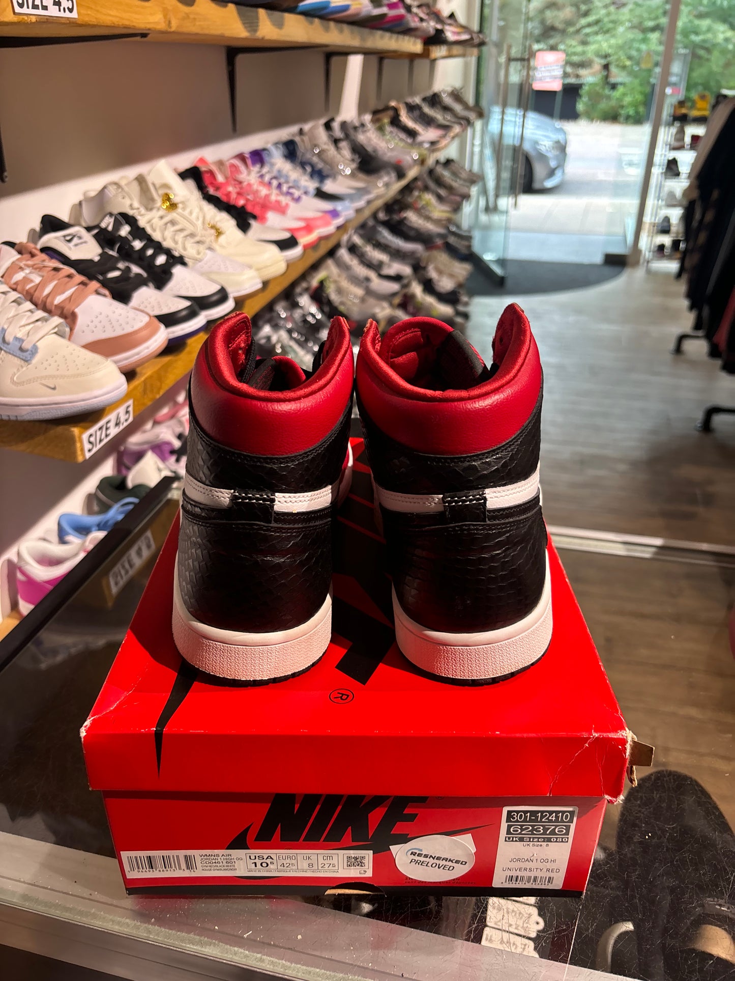 Nike Air Jordan 1 High Snakeskin (W) UK 8