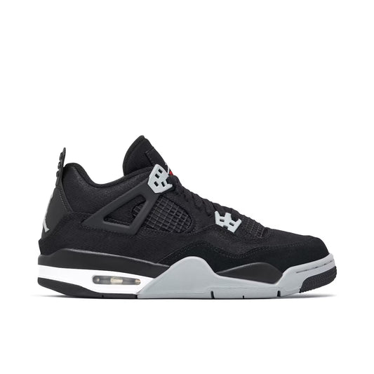 Air Jordan 4 Retro SE Black Canvas (GS)