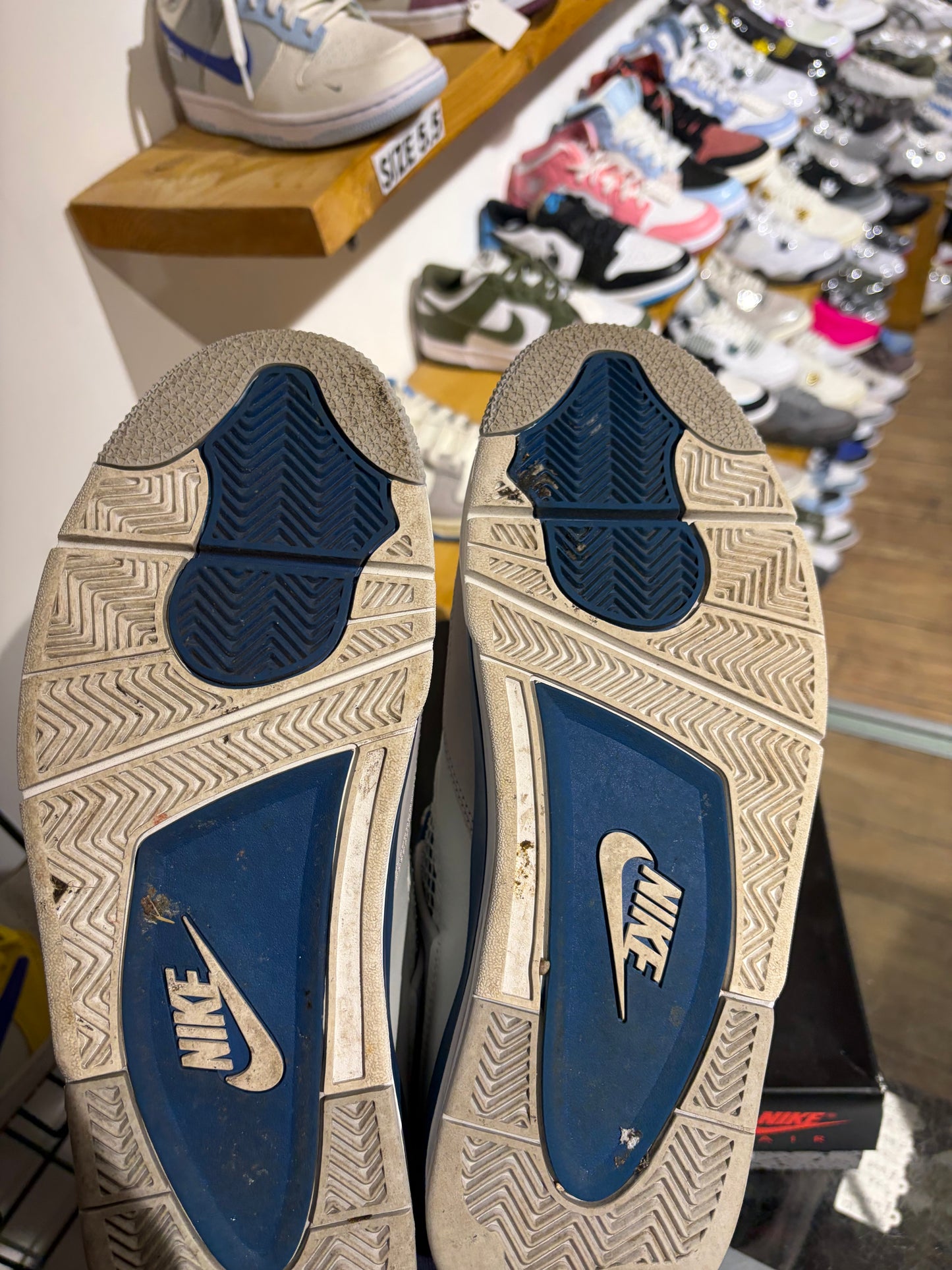 Air Jordan 4 Military Blue UK 9.5