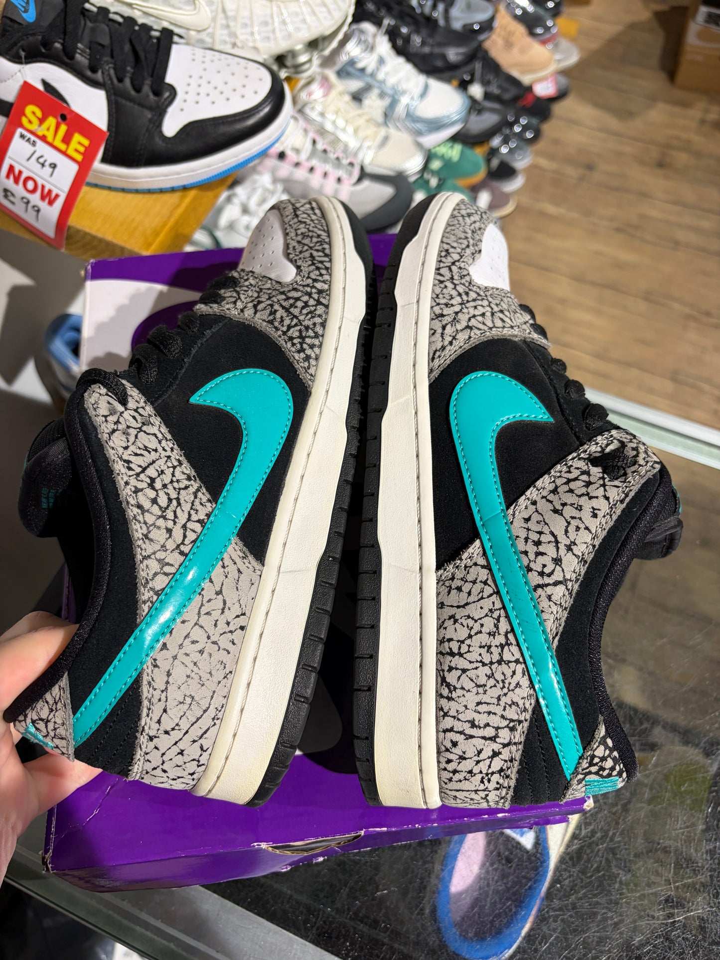 Nike SB Dunk Low Premium atmos Elephant UK 9 #4