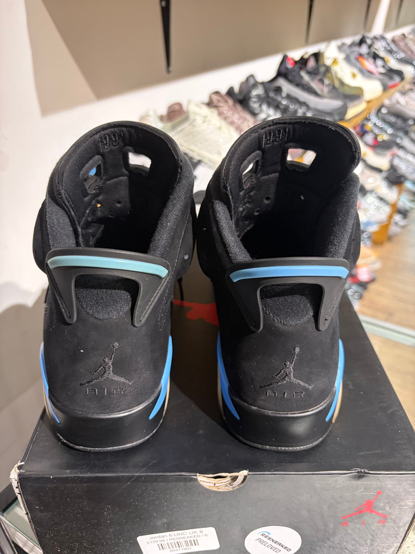 Jordan 6 UNC UK 8