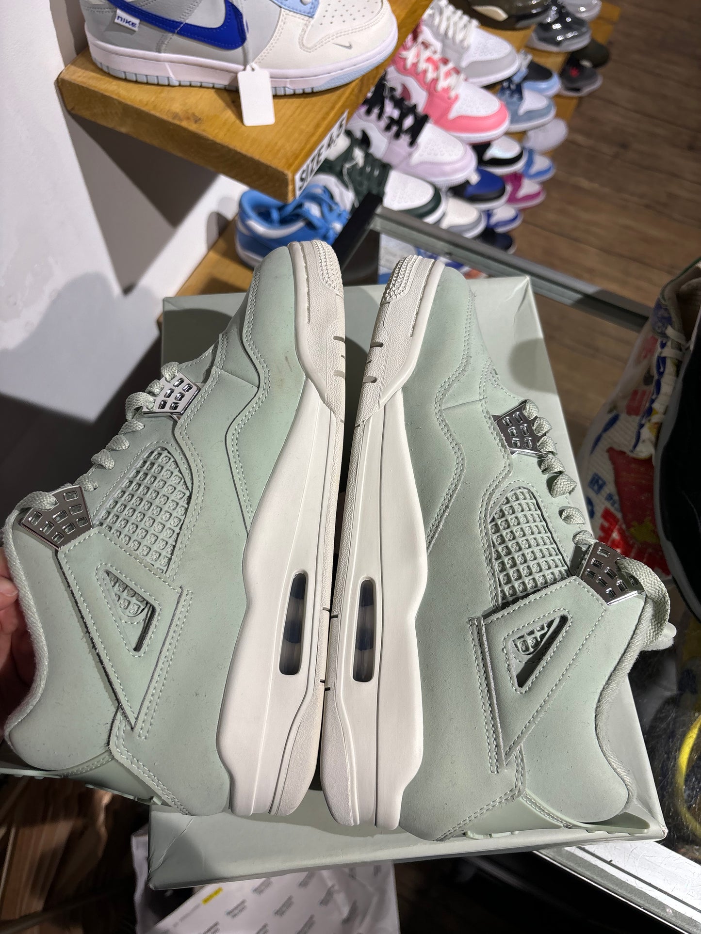 Air Jordan 4 Retro Seafoam Sail (W)