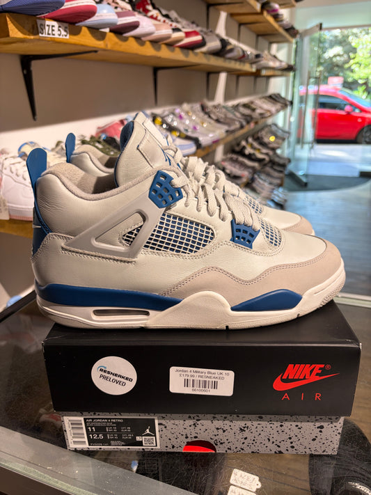 Jordan 4 Military Blue UK 10