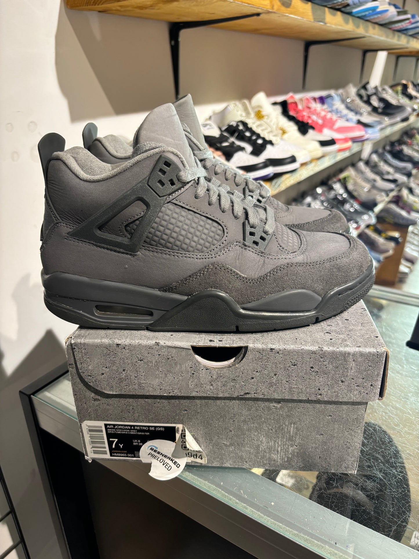 Air Jordan 4 Wet Cement (GS) UK 6