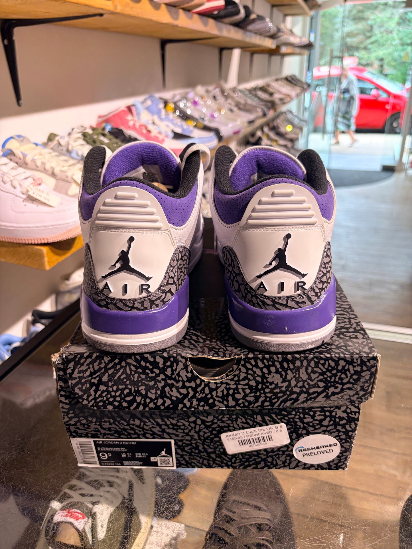 Jordan 3 Dark Iris UK 8.5