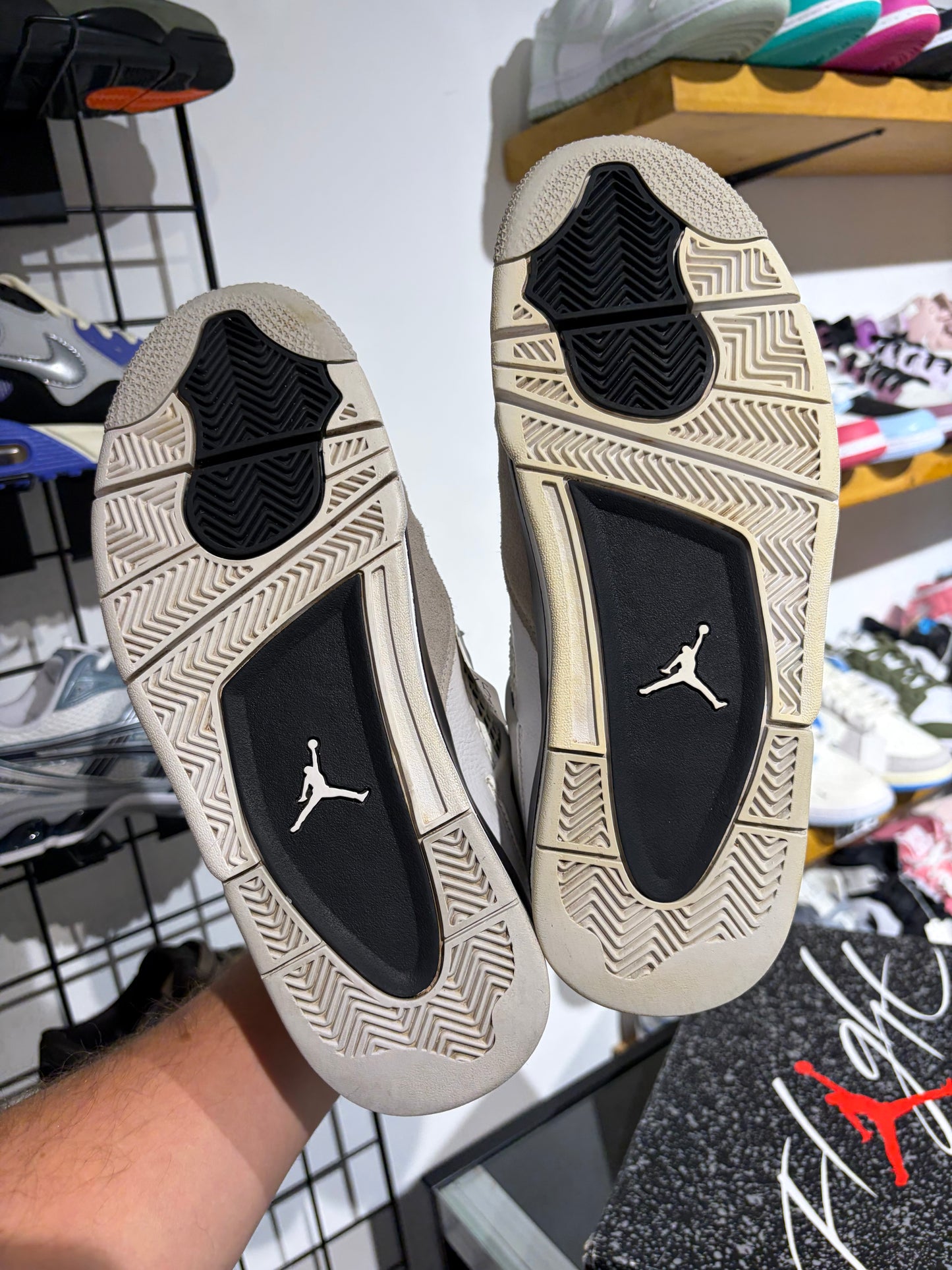 Nike Air Jordan 4 Military Black UK 7.5