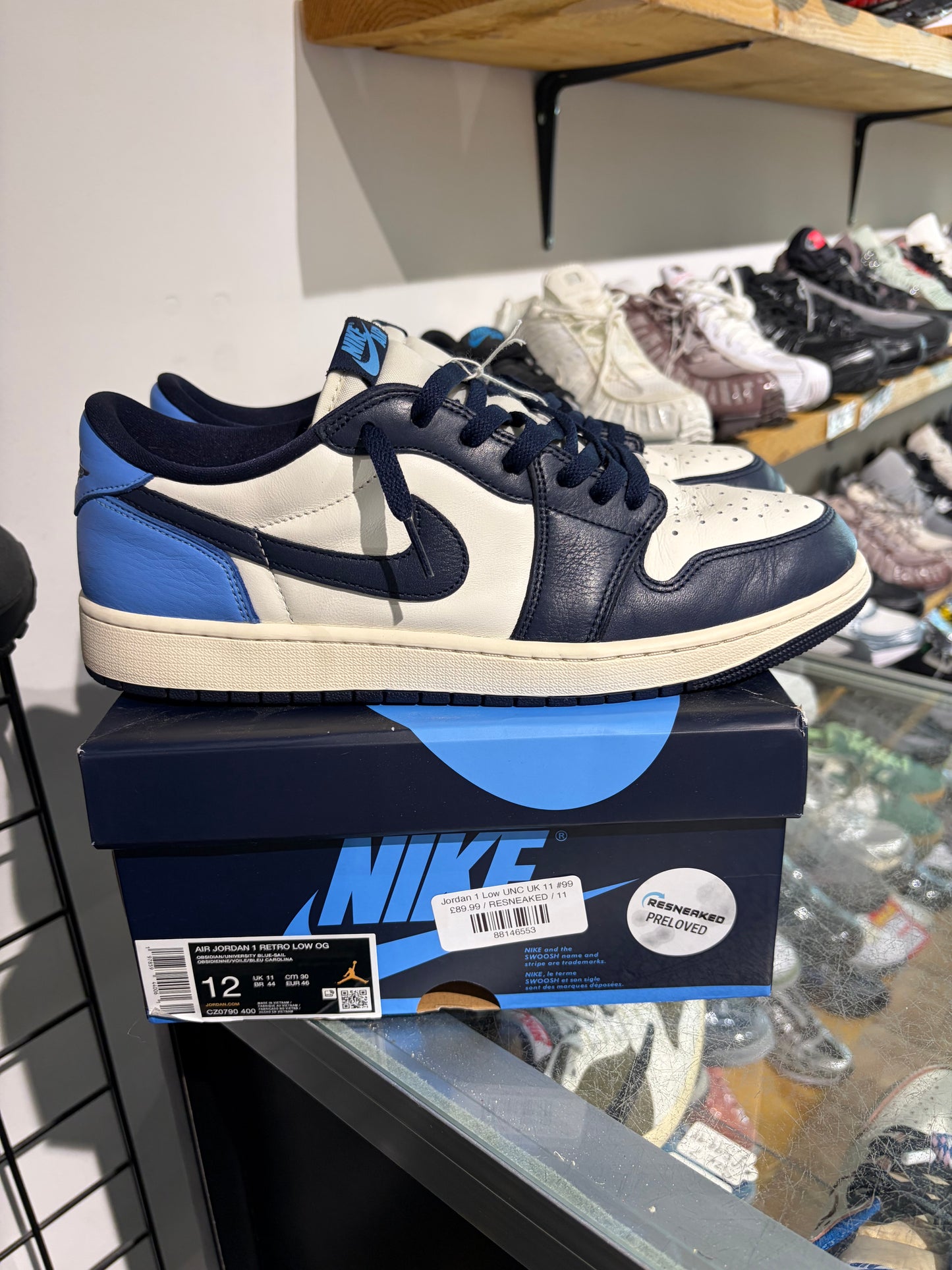Jordan 1 Low UNC UK 11 #99
