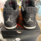 Air Jordan 4 Black Canvas UK 11