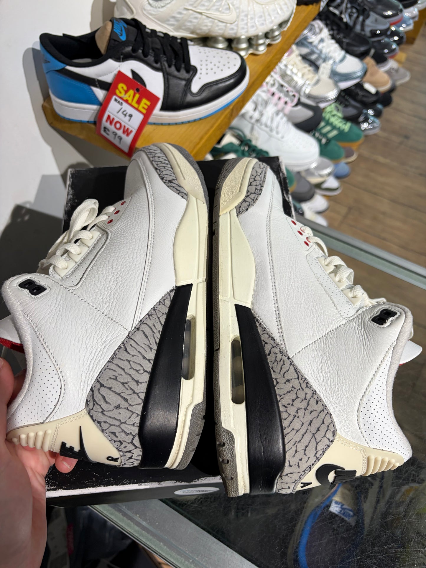 Jordan 3 White Cement Reimagined UK 9