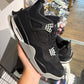Jordan 4 Black Canvas UK 8.5 #225