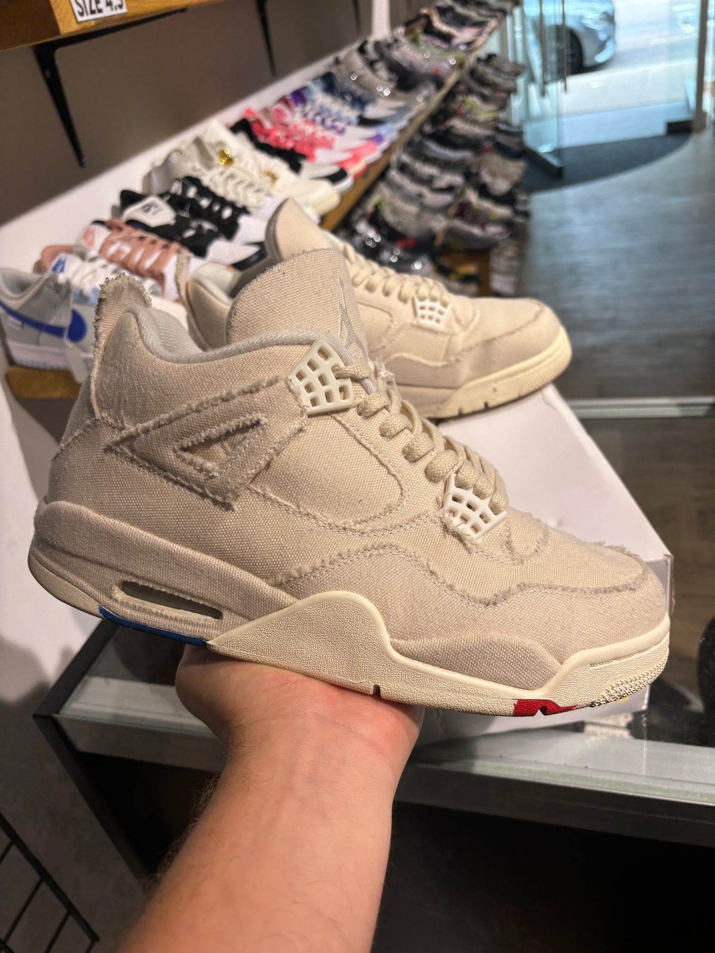 Jordan 4 Blank Canvas (W) UK 8