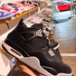 Air Jordan 4 Black Canvas UK 8.5