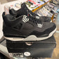 Air Jordan 4 Black Canvas UK 11