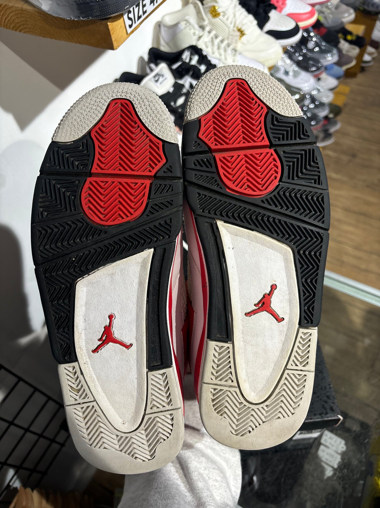Air Jordan 4 Red Cement UK 8