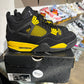 Nike Air Jordan 4 Yellow Thunder UK 7