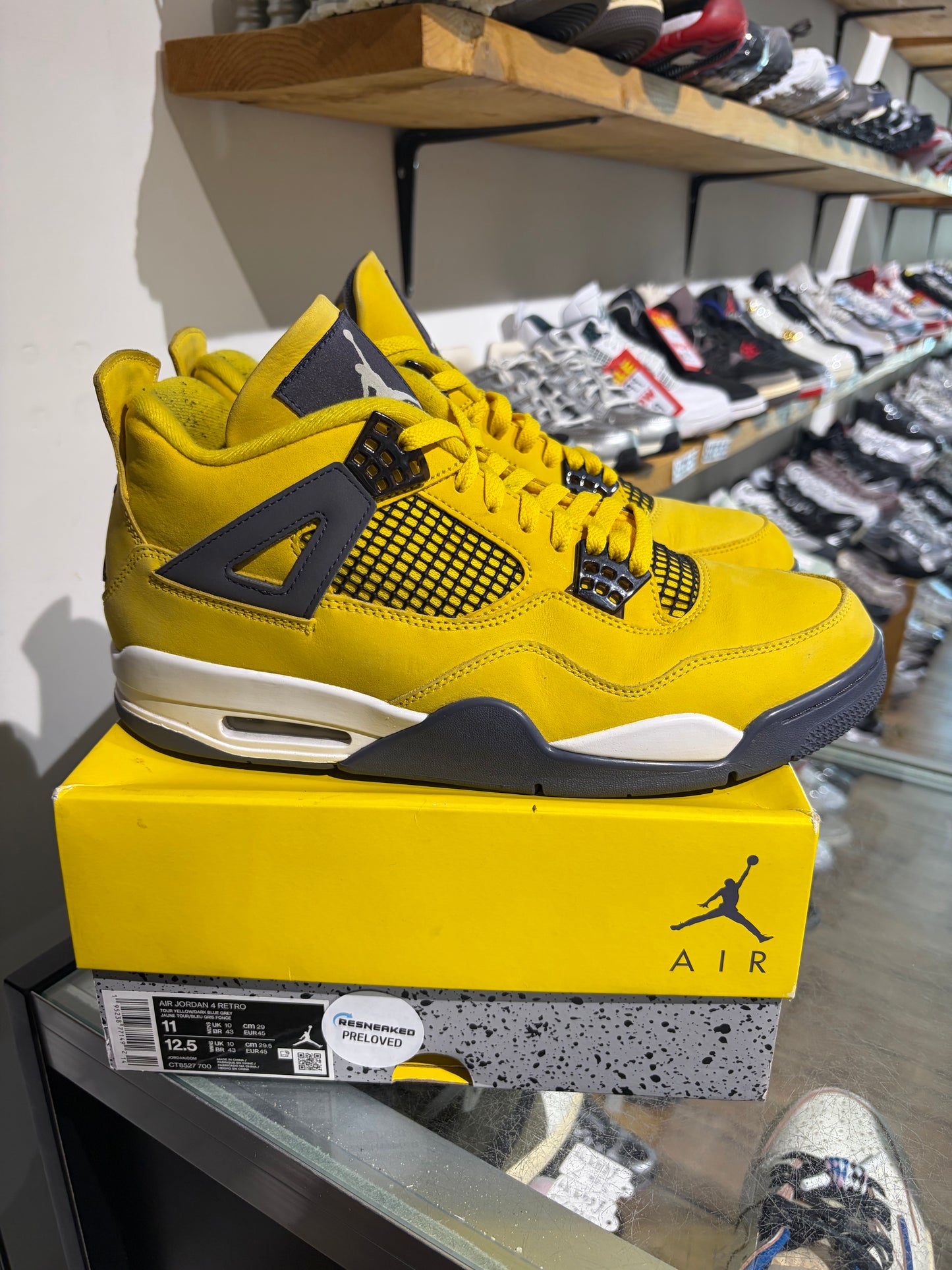 Jordan 4 Lightning UK 10 #228