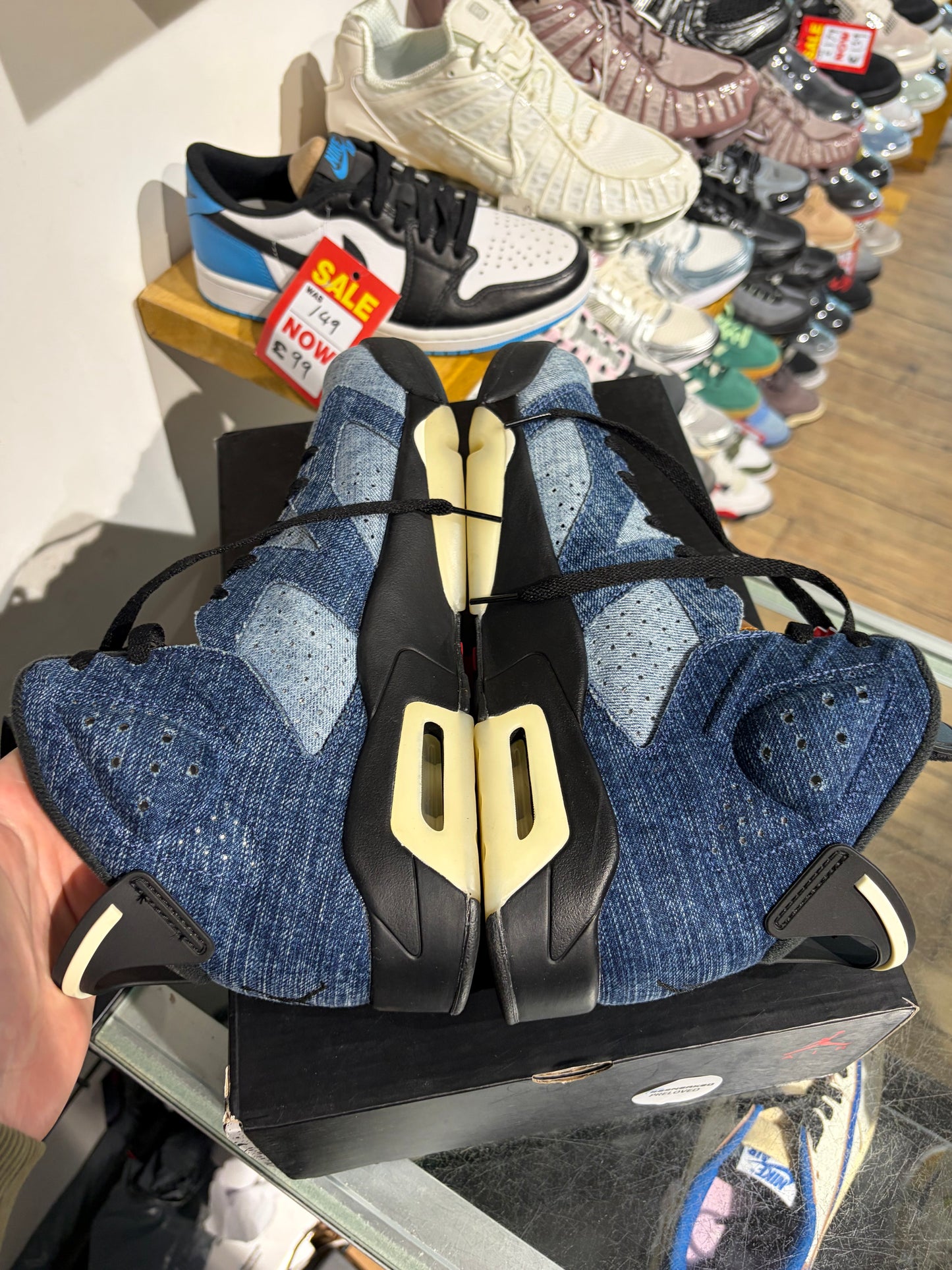Jordan 6 Washed Denim UK 8