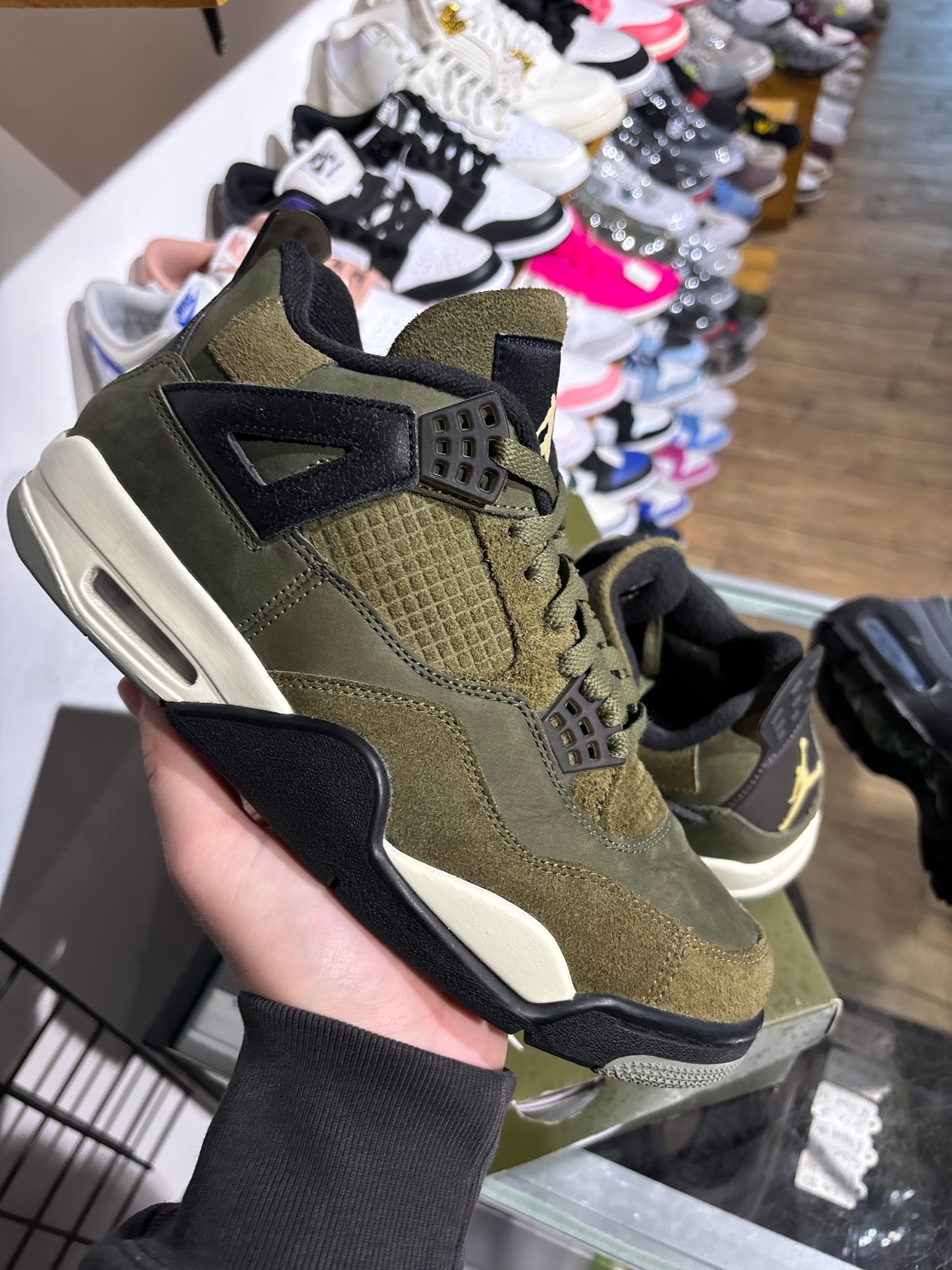 Air Jordan 4 Olive Craft UK 7.5