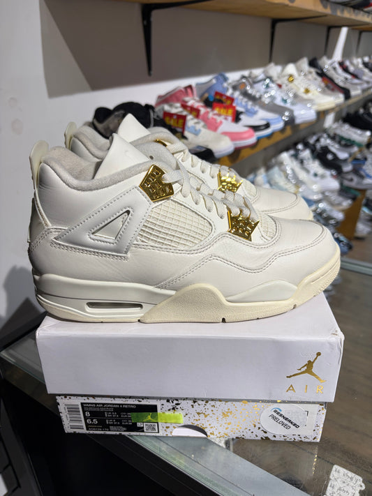 Nike Air Jordan 4 Metallic Gold (W) UK 5.5