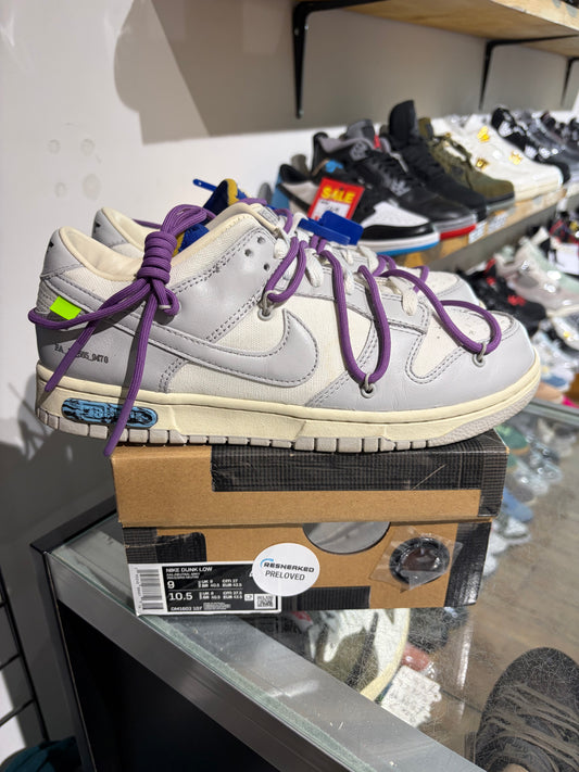 Nike OW Lot 48 Dunk UK 8