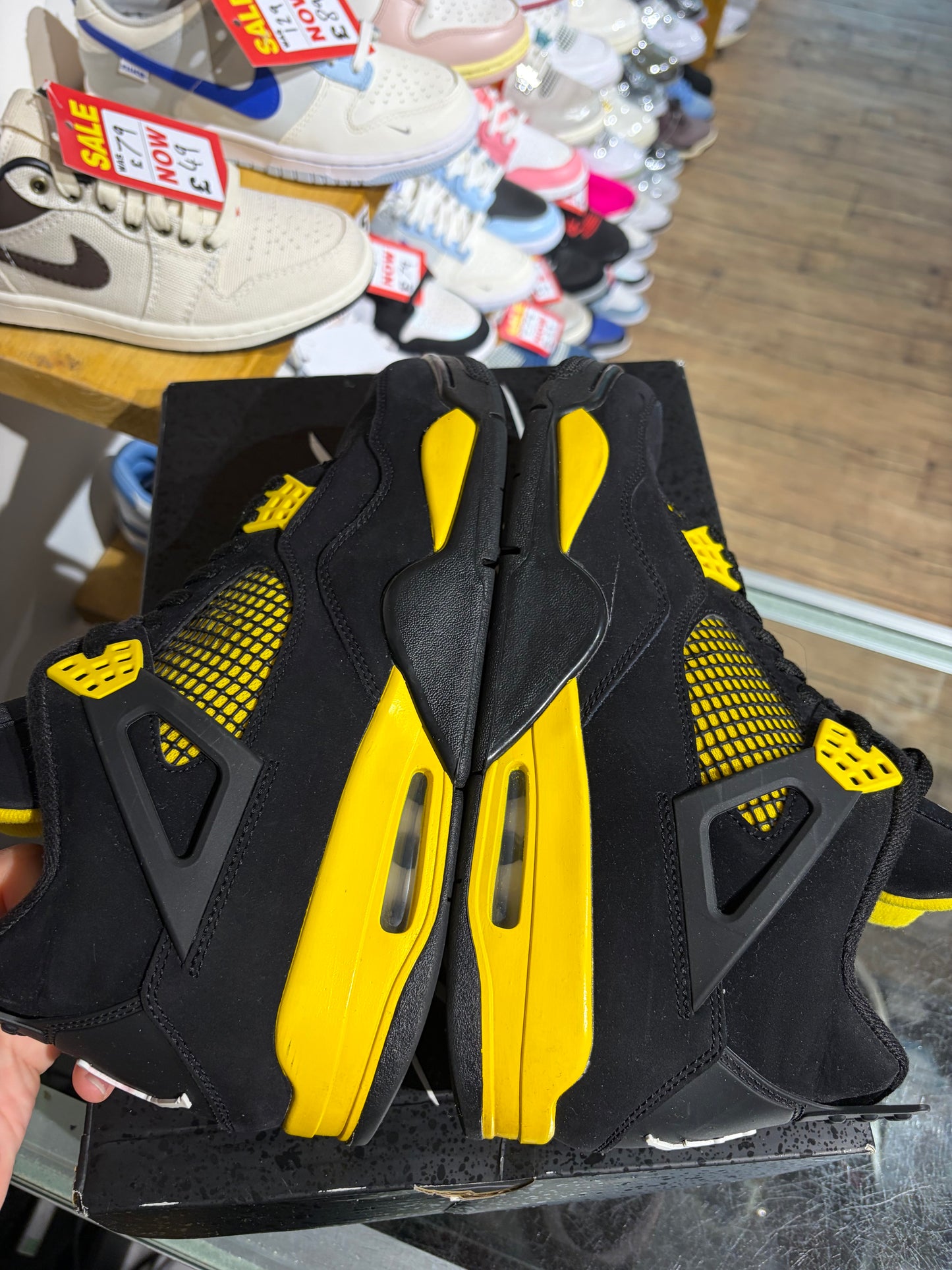 Air Jordan 4 Yellow Thunder UK 10.5
