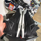 Jordan 4 Black Canvas UK 7.5 #29