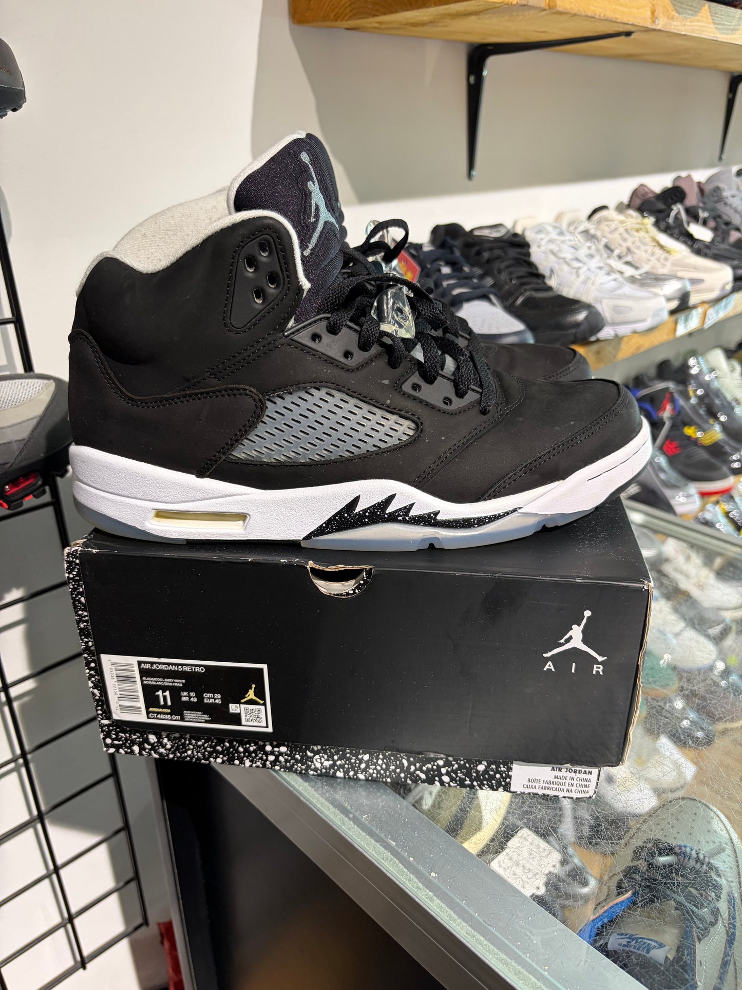 USED Jordan 5 Oreo UK 10 #198