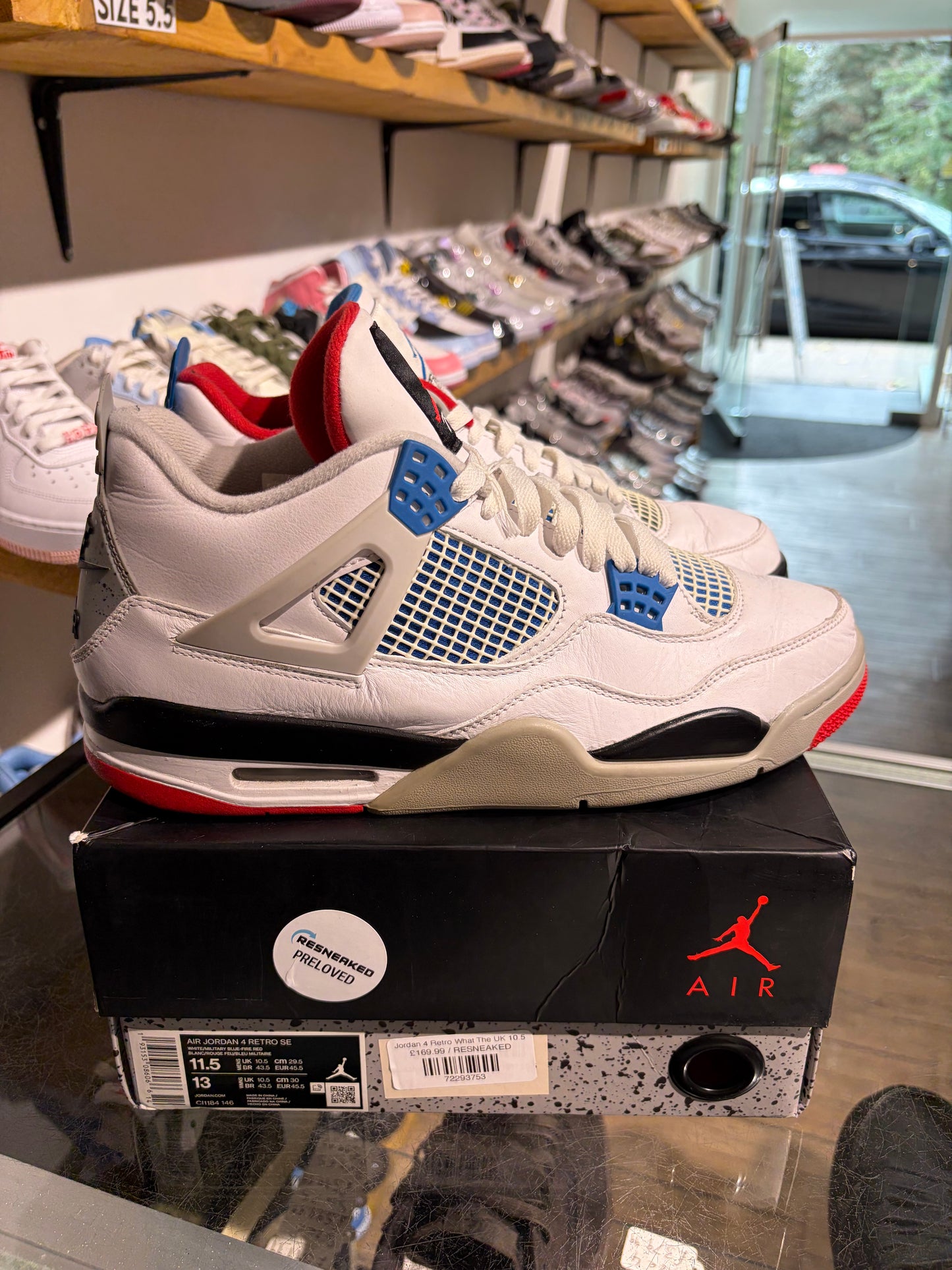 Jordan 4 Retro What The UK 10.5