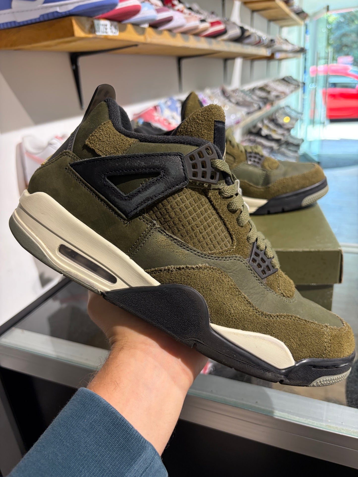 Jordan 4 Olive Craft UK 9.5