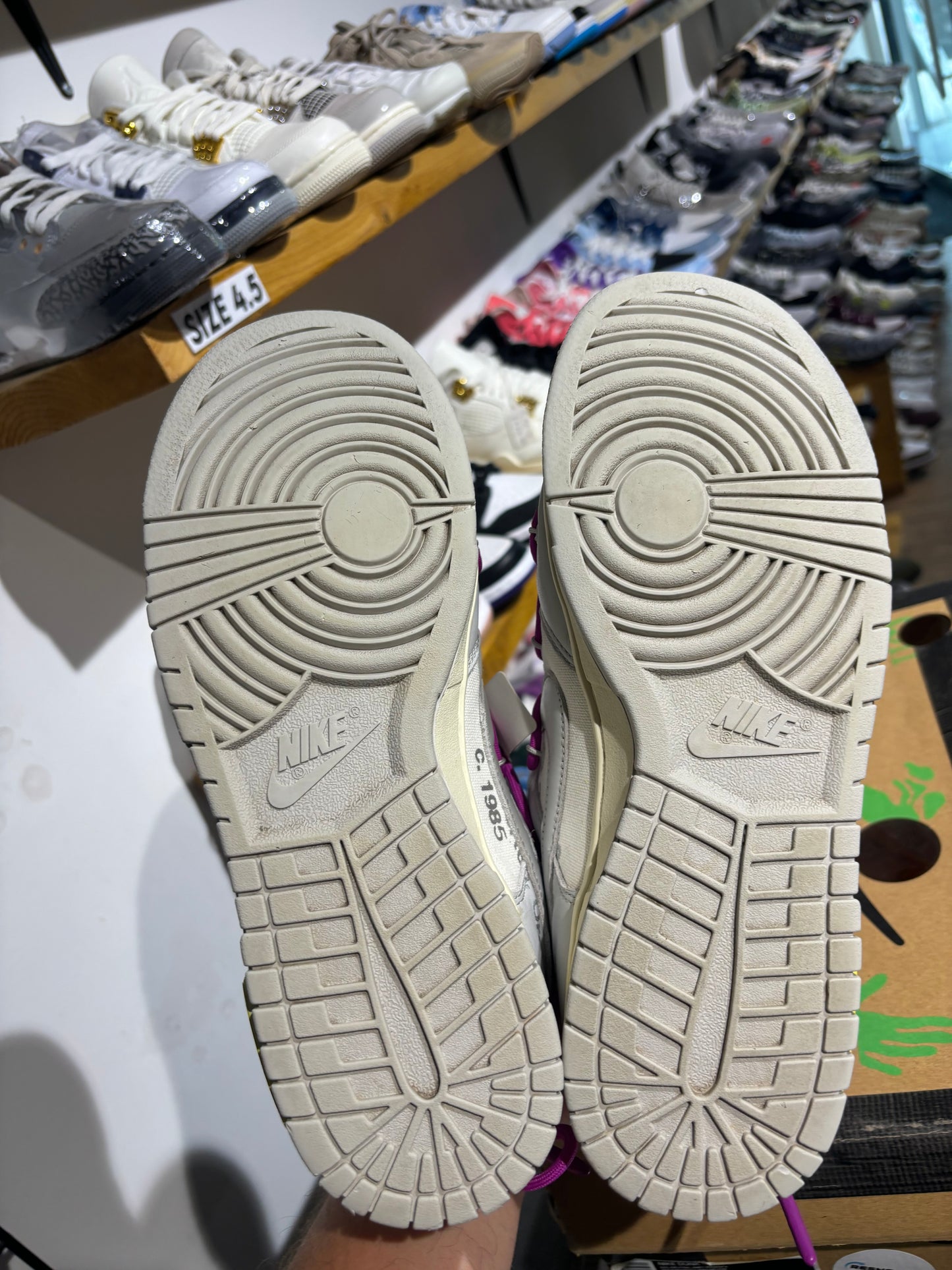 Off White Nike Dunk Low Lot 24 UK 8