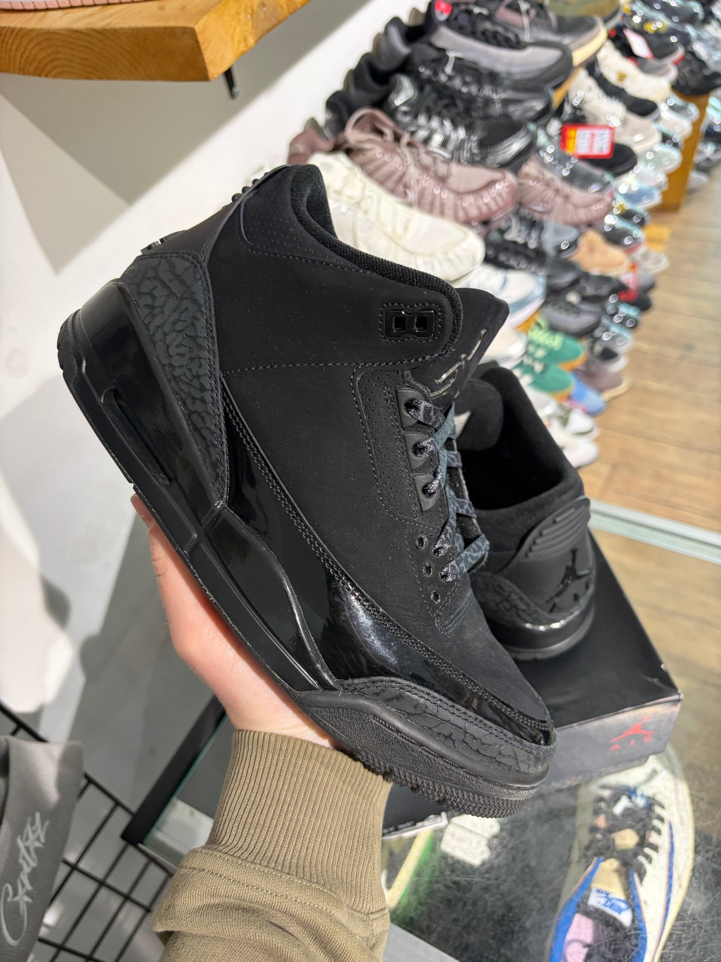 Jordan 3 Black Cat UK 8.5