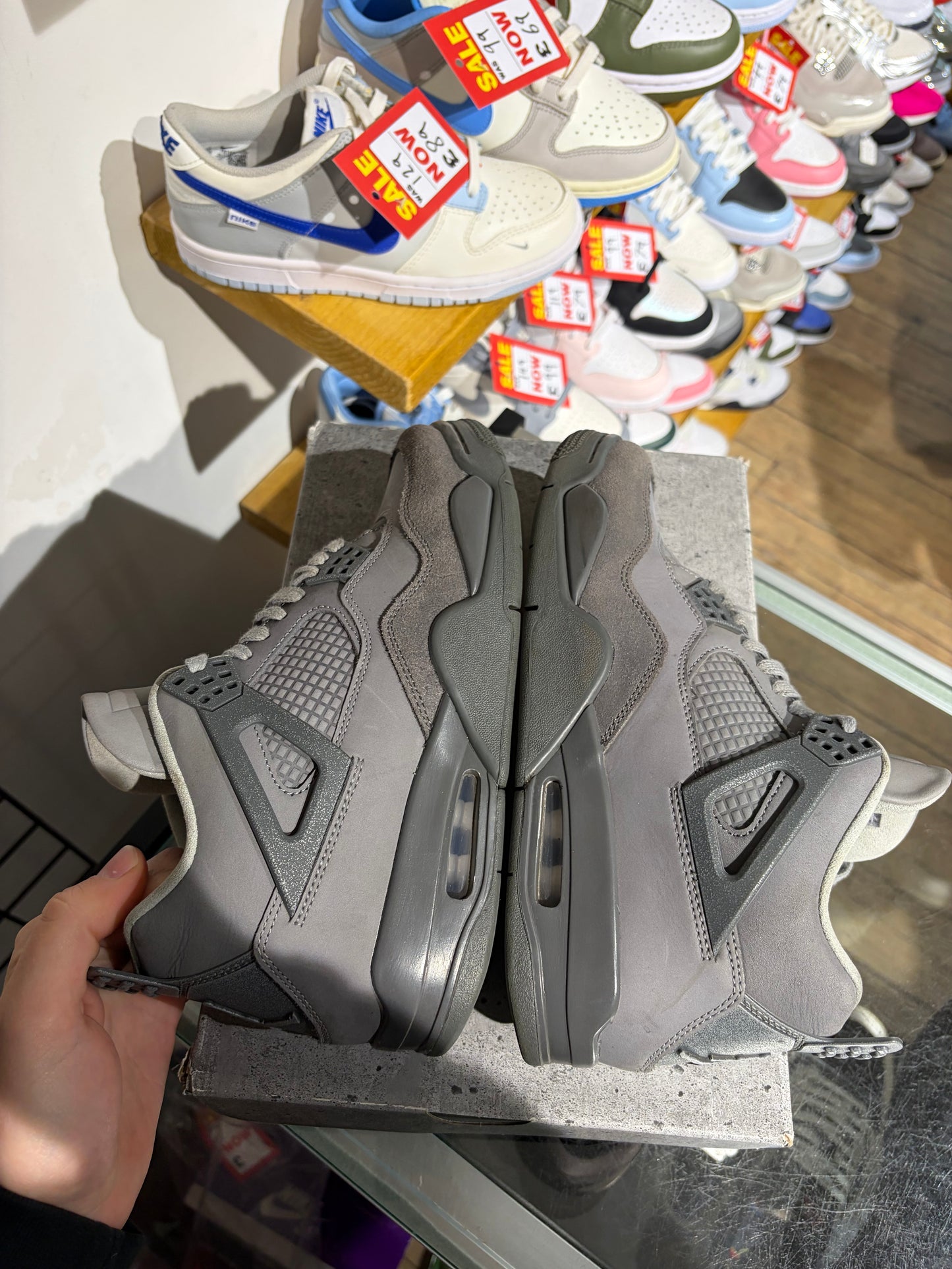 Air Jordan 4 Wet Cement UK 7.5