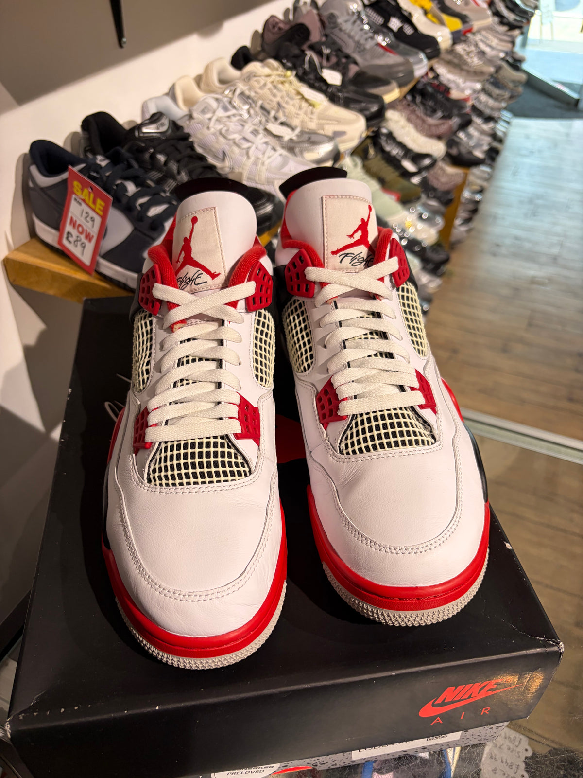 Jordan 4 Fire Red UK 11.5 #203
