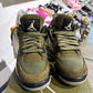 Jordan 4 Olive Craft UK 5.5 (GS)