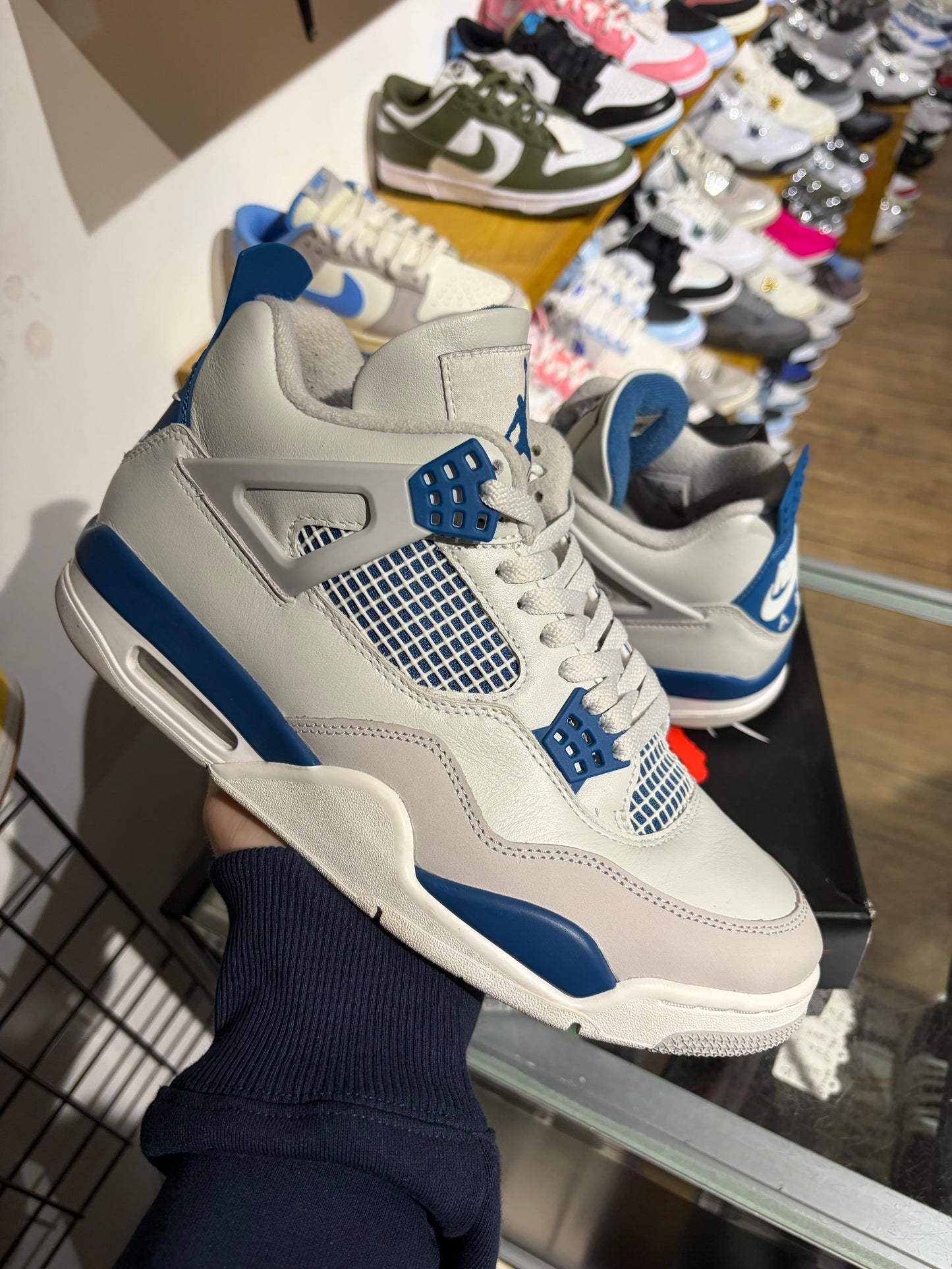 Air Jordan 4 Military Blue UK 9.5