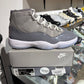 Jordan 11 Cool Grey UK 8 #158