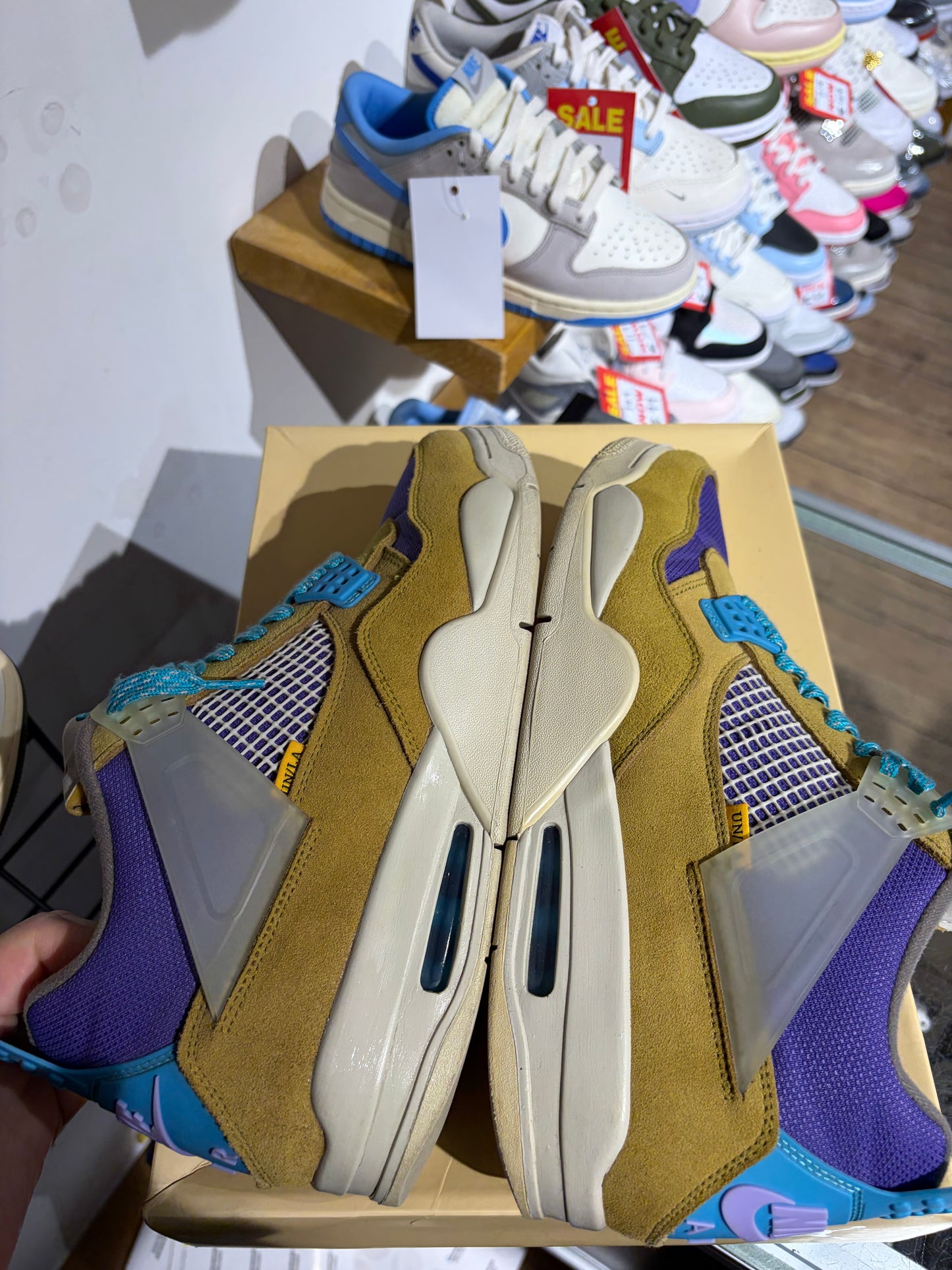 Union x Air Jordan 4 30th Anniversary Desert Moss UK 11