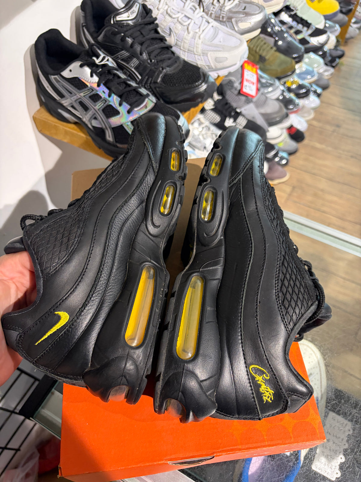 Nike AM95 Corteiz Honey Black UK 10 #231