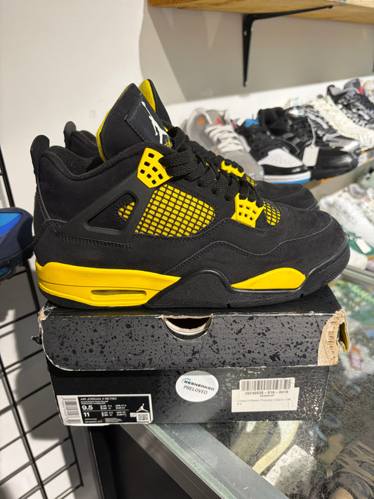 Jordan 4 Yellow Thunder UK 8.5