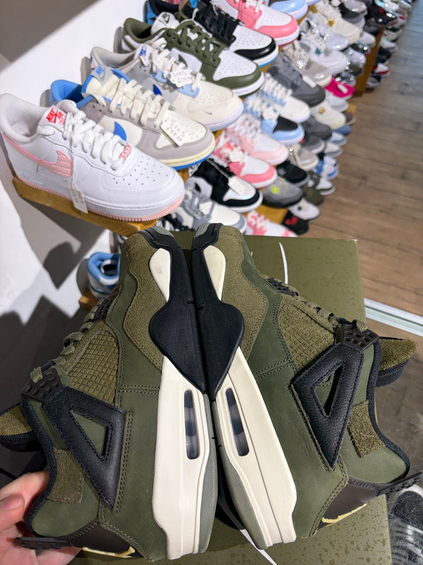 Air Jordan 4 Olive Craft UK 9