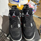 Air Jordan 4 Black Canvas UK 7.5