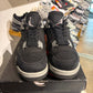 Jordan 4 Black Canvas UK 8.5 #225