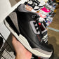 Air Jordan 3 Black Cement UK 9.5