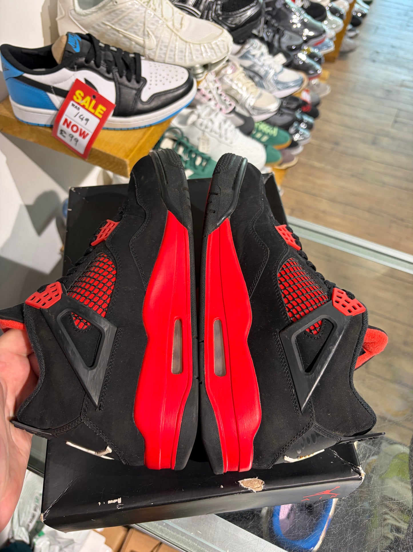 Jordan 4 Red Thunder UK 7.5