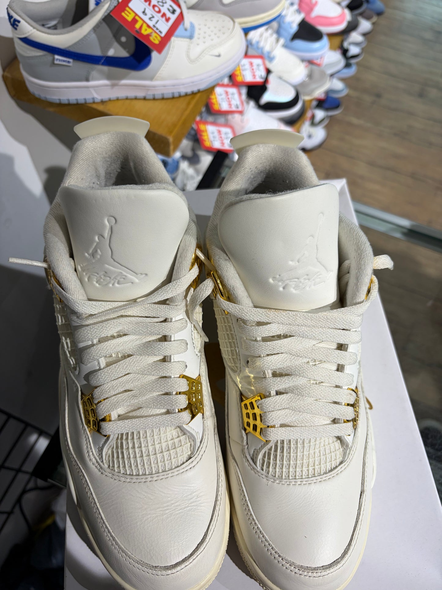 Air Jordan 4 Metallic Gold (W) UK 9
