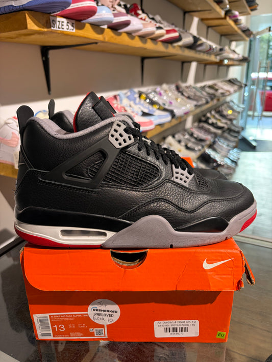 Air Jordan 4 Bred UK 10