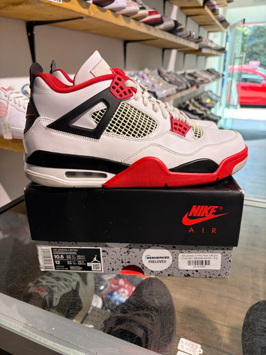 Air Jordan 4 Fire Red UK 9.5