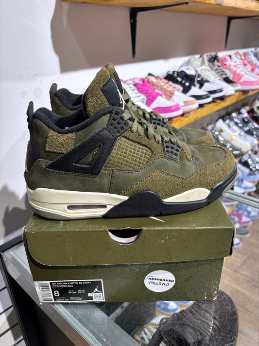 Jordan 4 Olive Craft UK 7